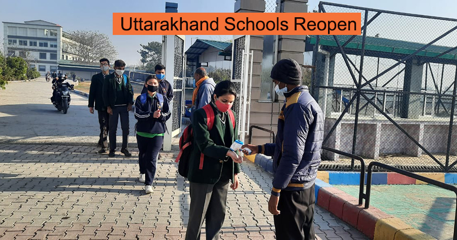 Schools in Uttarakhand reopen after 10 months due to Covid-19