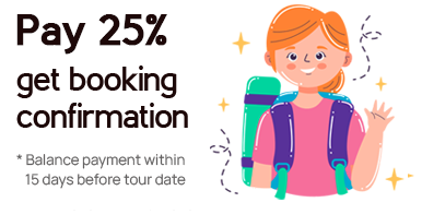 Pay partially to confirm your booking