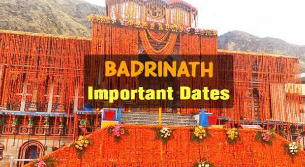 Badrinath Temple Opening and Closing Dates 2024